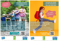 Accueils de loisirs du Pays Houdanais : les inscriptions pour les vacances d’été 2025 et pour les « Mercredis » de la rentrée 2025-2026 sur les accueils de loisirs gérés par l’ifac vont ouvrir