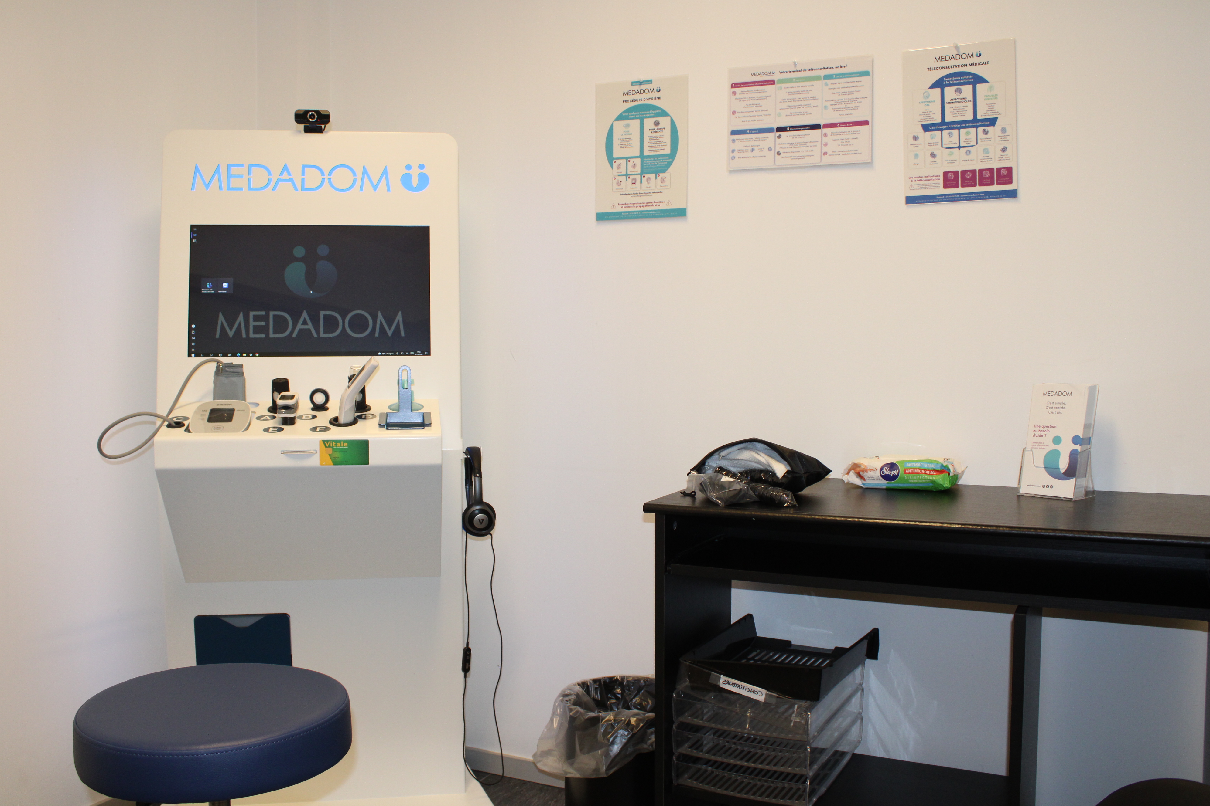 Une cabine de téléconsultation médicale en Pays Houdanais