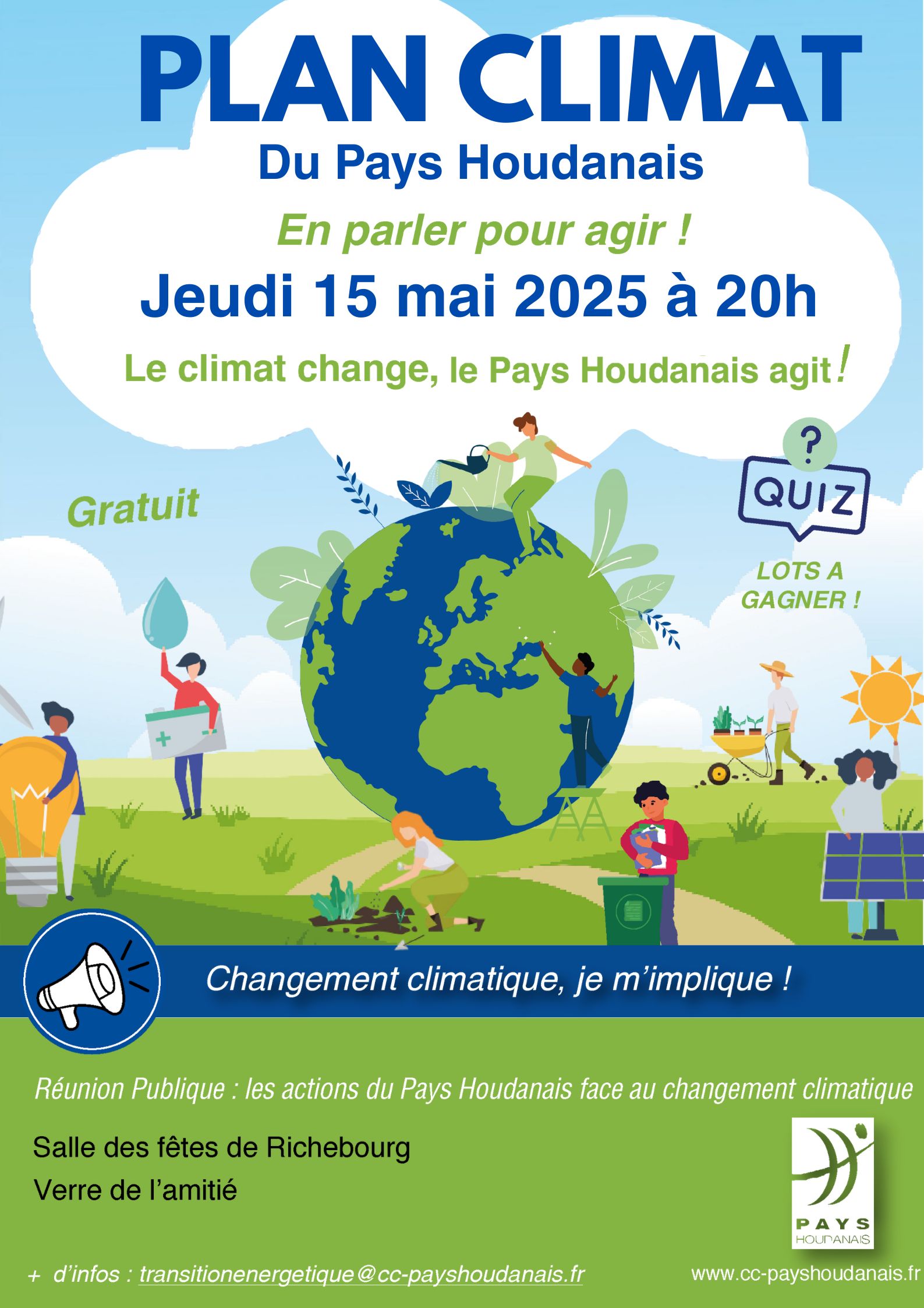 Plan Climat Pays Houdanais, en parlez pour agir !