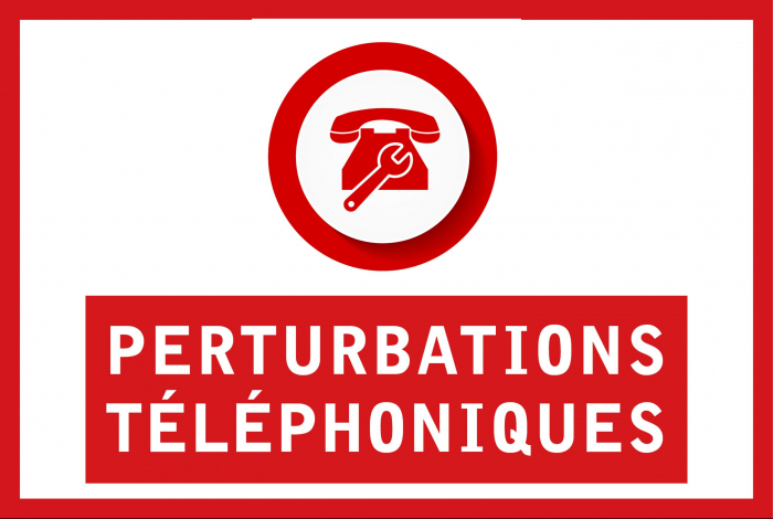 📢 Interruption temporaire des lignes téléphoniques