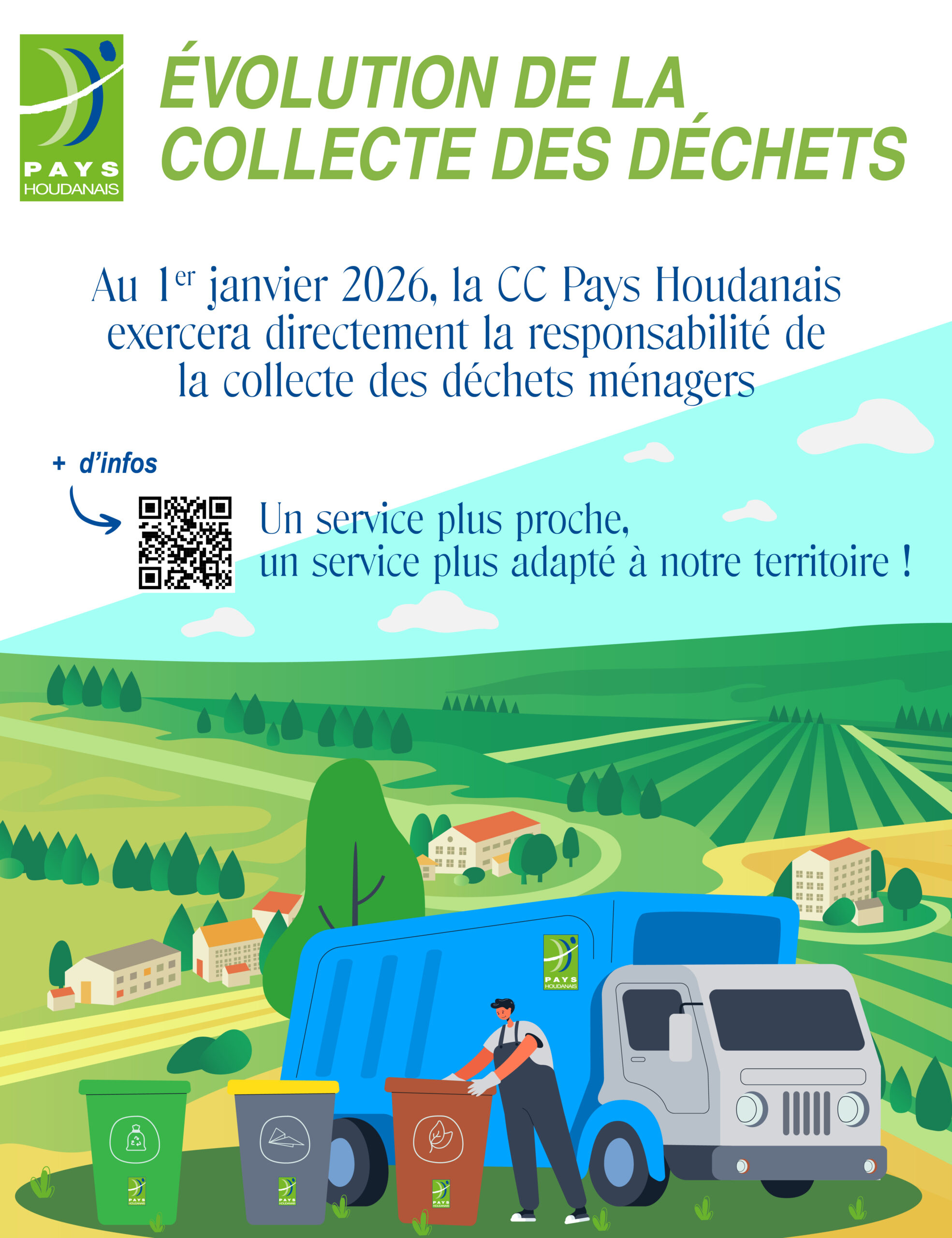 Le Pays Houdanais reprend la compétence collecte et évacuation des déchets