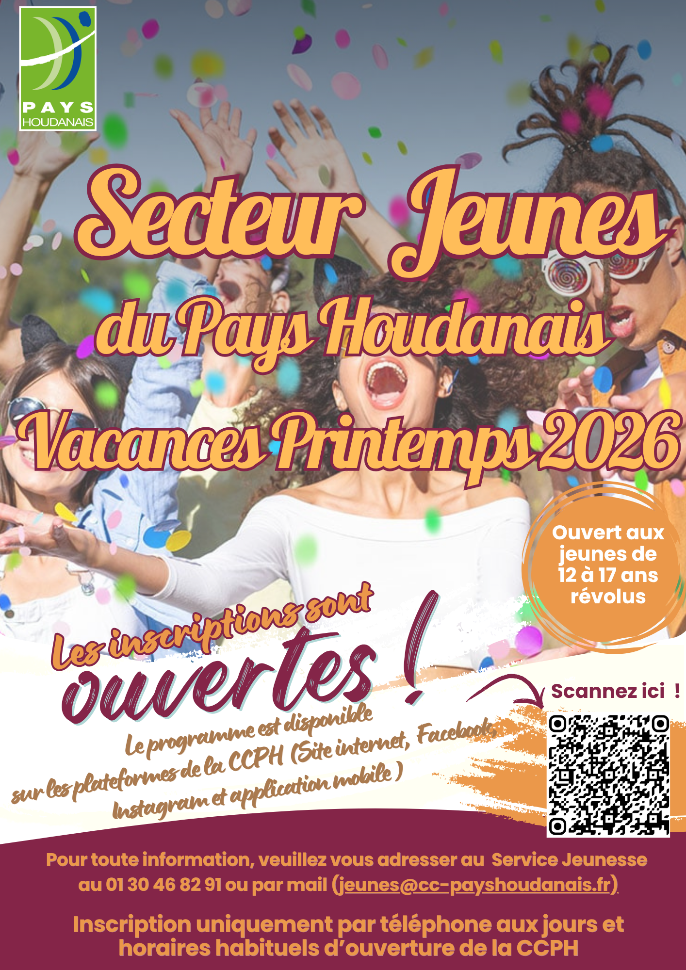 Secteur Jeunes – Vacances de printemps 2026