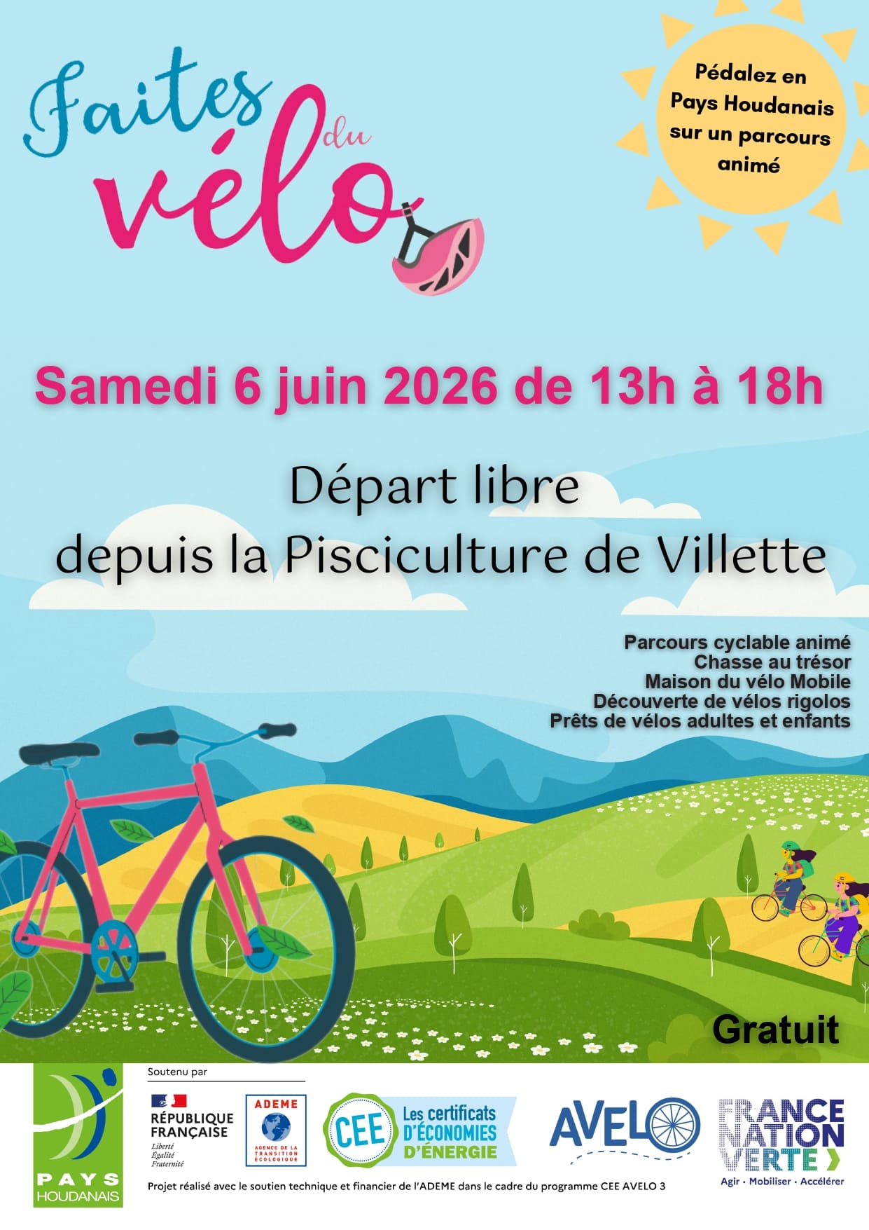 Le règlement de la chasse aux trésor de la Faites du vélo 2026 !